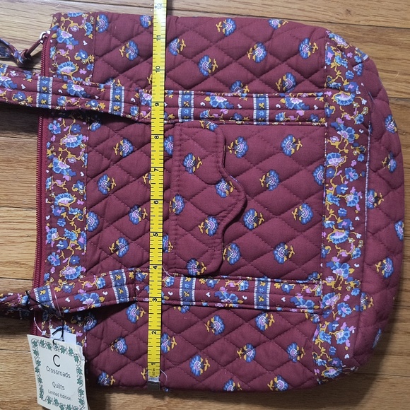 3/$10⭐ NWT Crossroads Quilts shoulder purse, "Dutch Apple" print #70003 - Picture 9 of 16